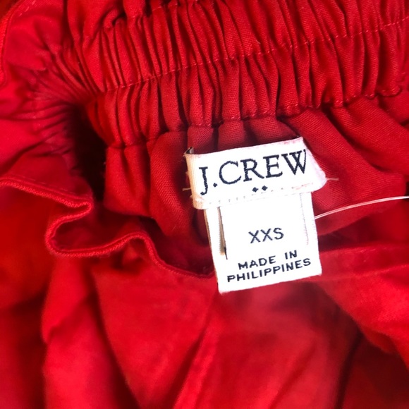 Red linen J Crew Summer Dress - Picture 3 of 3